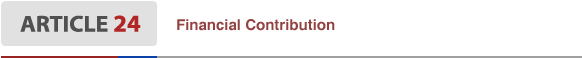 Article24 Financial Contribution